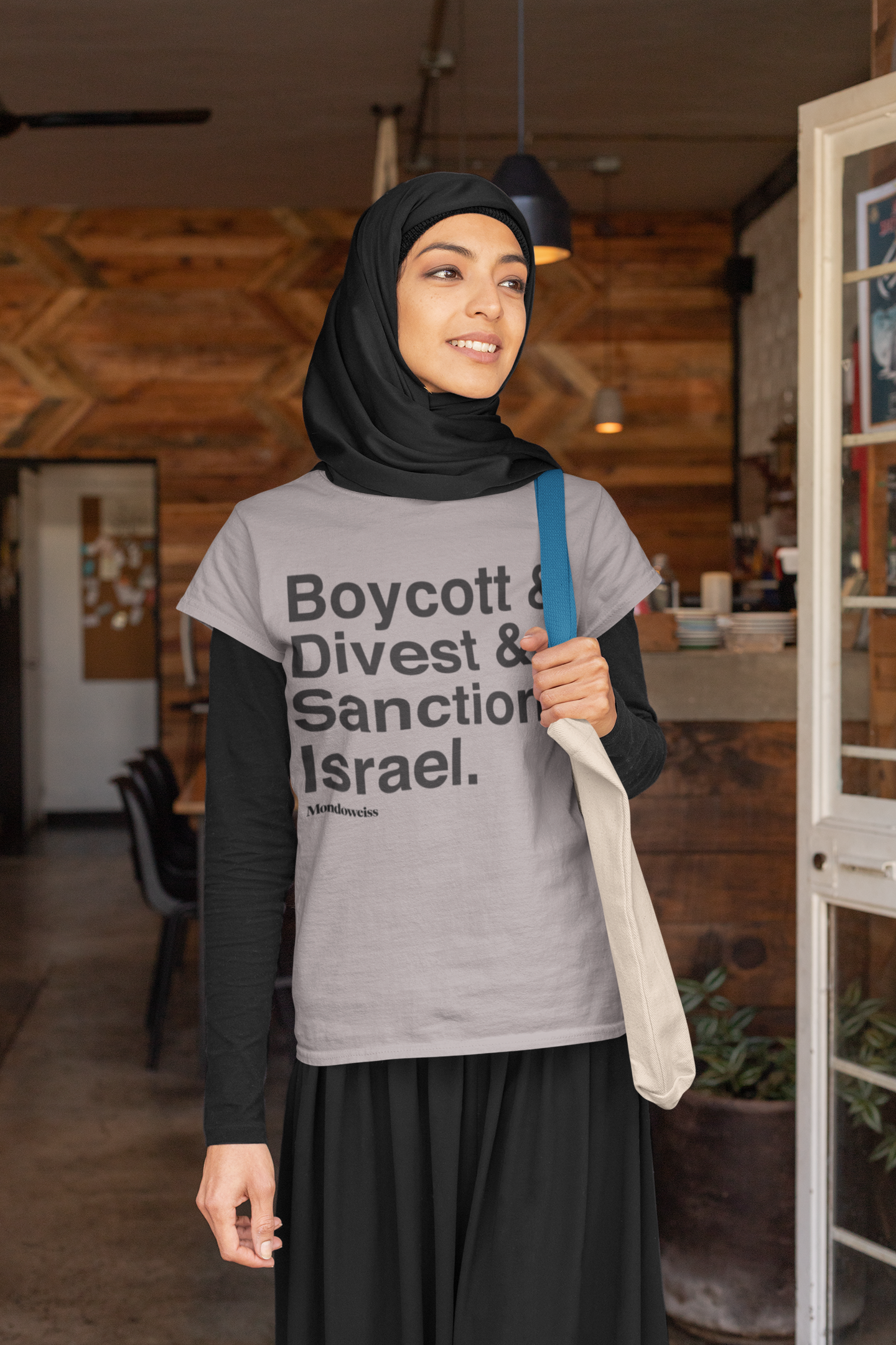 BDS Ampersand – Mondoweiss T-shirt