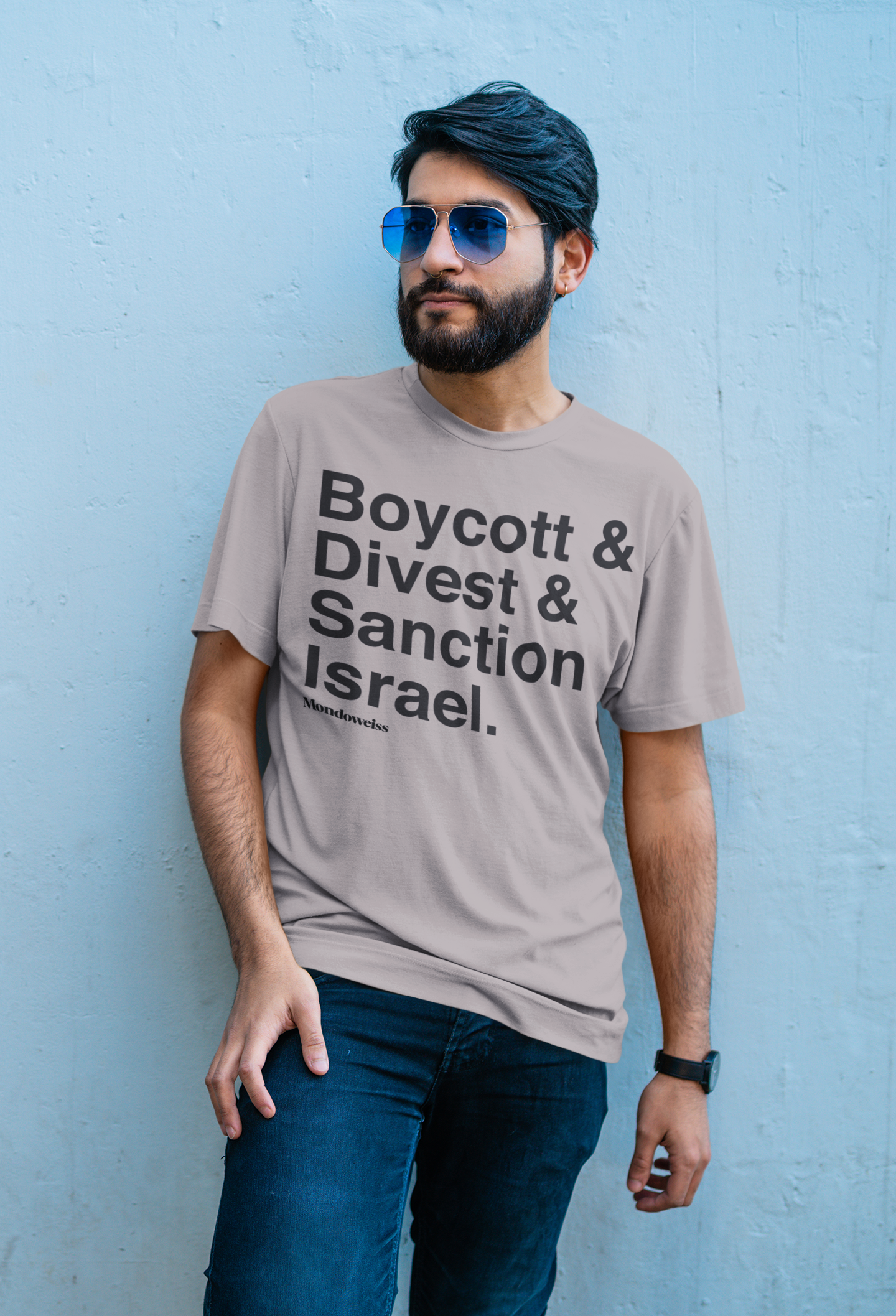 BDS – Ampersand Mondoweiss T-shirt